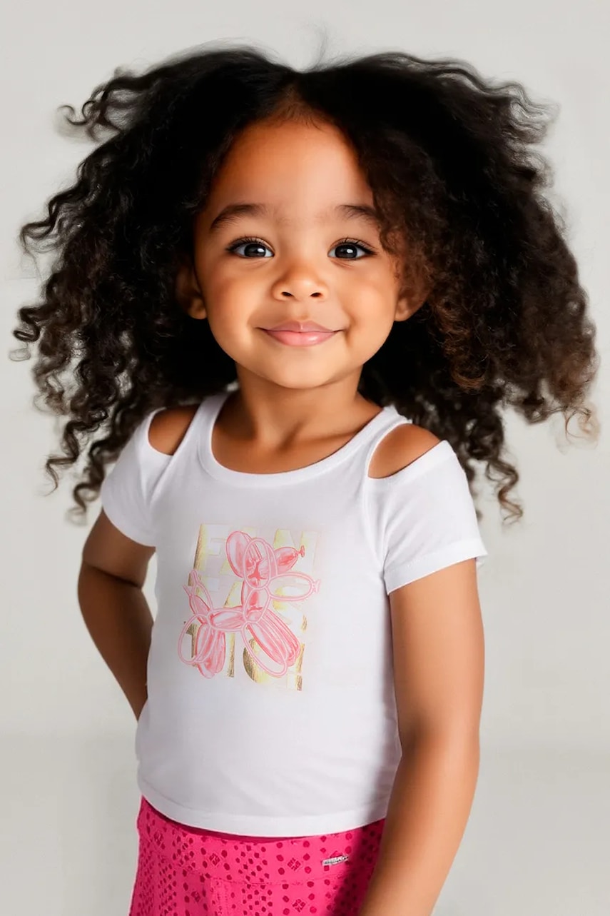 Mayoral tricou de bumbac pentru copii culoarea bej