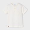 Mayoral tricou de bumbac pentru copii culoarea bej