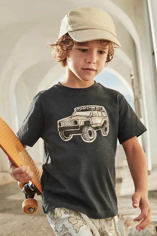 Mayoral tricou de bumbac pentru copii culoarea negru