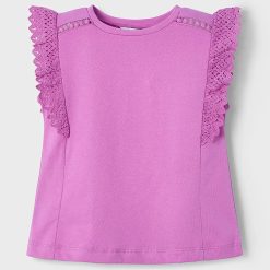 Mayoral tricou de bumbac pentru copii culoarea roz