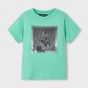 Mayoral tricou de bumbac pentru copii culoarea verde