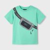 Mayoral tricou de bumbac pentru copii culoarea verde