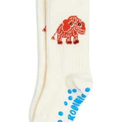 Mini Rodini șosete copii culoarea alb