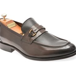 Mocasini eleganti LE COLONEL maro