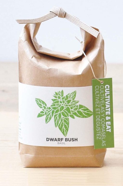 Noted set pentru cultivarea unei plante Cultivate & Eat - Dwarf Basil-Idei de cadouri