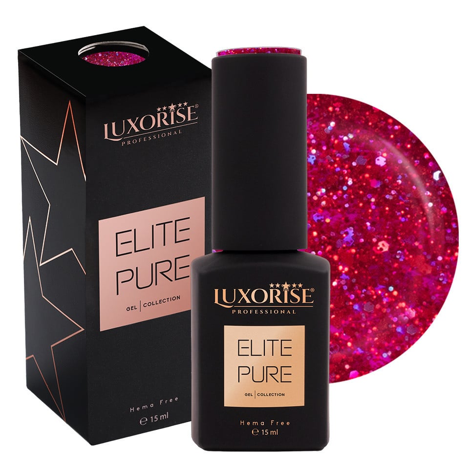 Oja Semipermanenta Hema Free LUXORISE ELITE PURE- Vintage Garnet