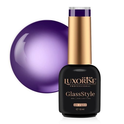 Oja Semipermanenta LUXORISE GlassStyle - Violet Macaroon 10ml-Oja Semipermanenta > Oja GlassStyle LUXORISE 10ml