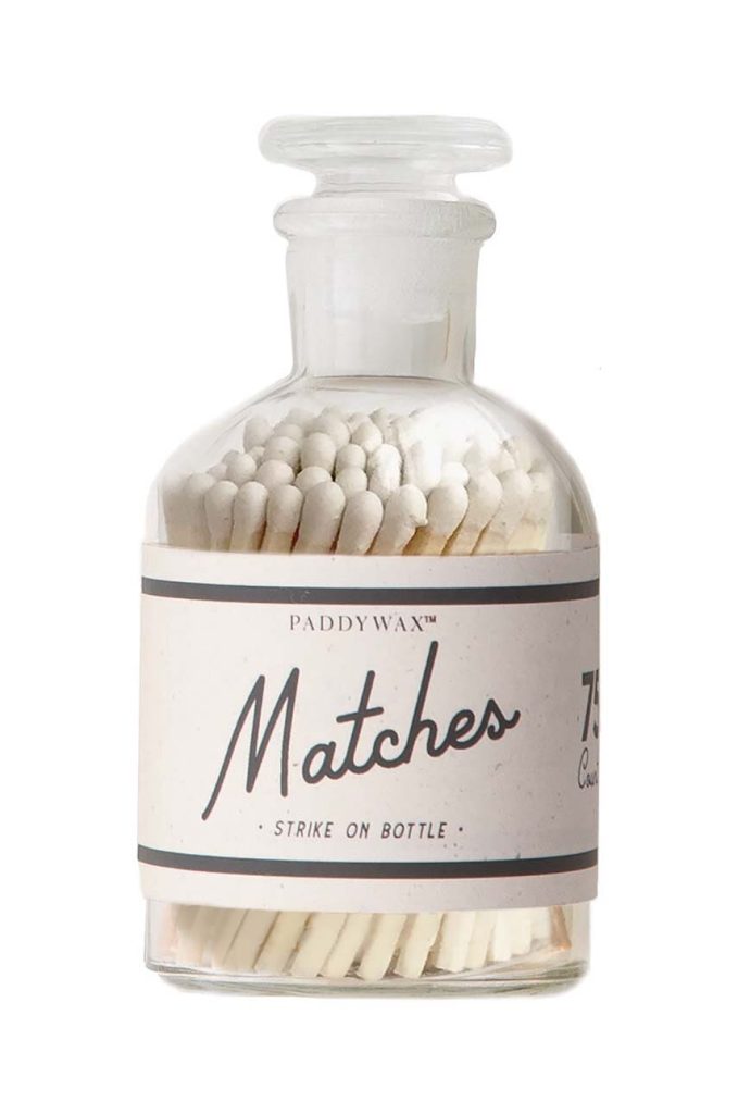 Paddywax chibrituri într-un borcan de sticlă Safety Matches 75-pack-Lumânări și parfumuri