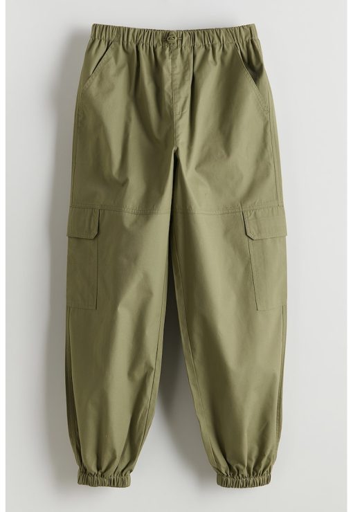 Pantaloni cargo din bumbac-FETE/IMBRACAMINTE/Blugi-IMBRACAMINTE/Blugi