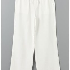 Pantaloni crop cu croiala ampla si talie ajustabila-FEMEI/IMBRACAMINTE/Pantaloni si colanti-IMBRACAMINTE/Pantaloni si colanti