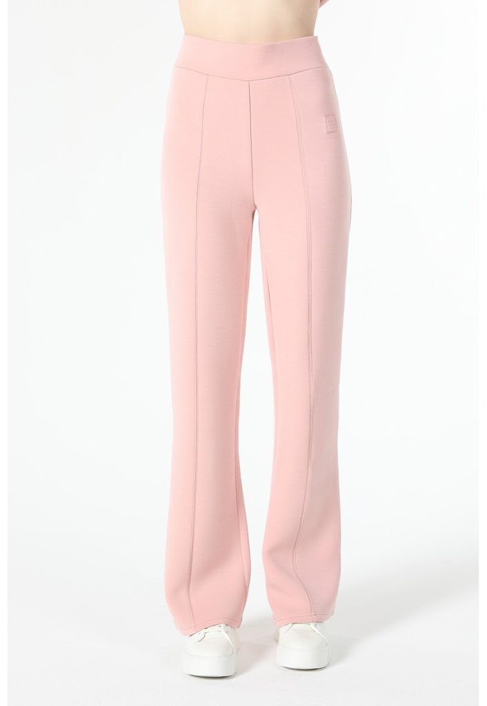 Pantaloni cu croiala ampla si talie inalta-FEMEI/IMBRACAMINTE/Pantaloni si colanti-IMBRACAMINTE/Pantaloni si colanti