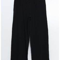 Pantaloni cu croiala dreapta cu talie medie-FEMEI/IMBRACAMINTE/Pantaloni si colanti-IMBRACAMINTE/Pantaloni si colanti