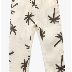 Pantaloni de bumbac cu snur-BAIETI/IMBRACAMINTE/Blugi-IMBRACAMINTE/Blugi