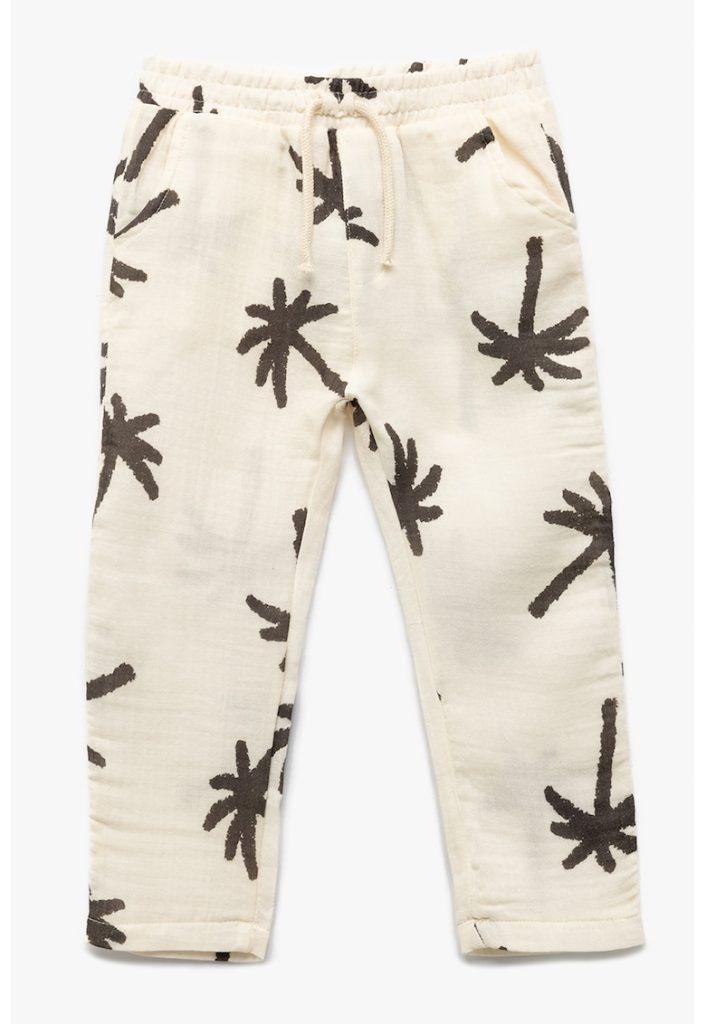 Pantaloni de bumbac cu snur-BAIETI/IMBRACAMINTE/Blugi-IMBRACAMINTE/Blugi