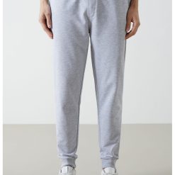 Pantaloni de trening cu croiala conica si snur de ajustare-BARBATI/IMBRACAMINTE/Pantaloni si colanti-IMBRACAMINTE/Pantaloni si colanti