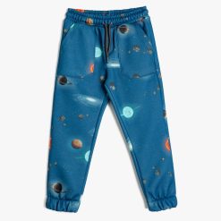 Pantaloni de trening cu model si snur de ajustare in talie-BAIETI/IMBRACAMINTE/Blugi-IMBRACAMINTE/Blugi