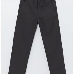 Pantaloni de trening din bumbac cu buzunare laterale-BAIETI/IMBRACAMINTE/Blugi-IMBRACAMINTE/Blugi