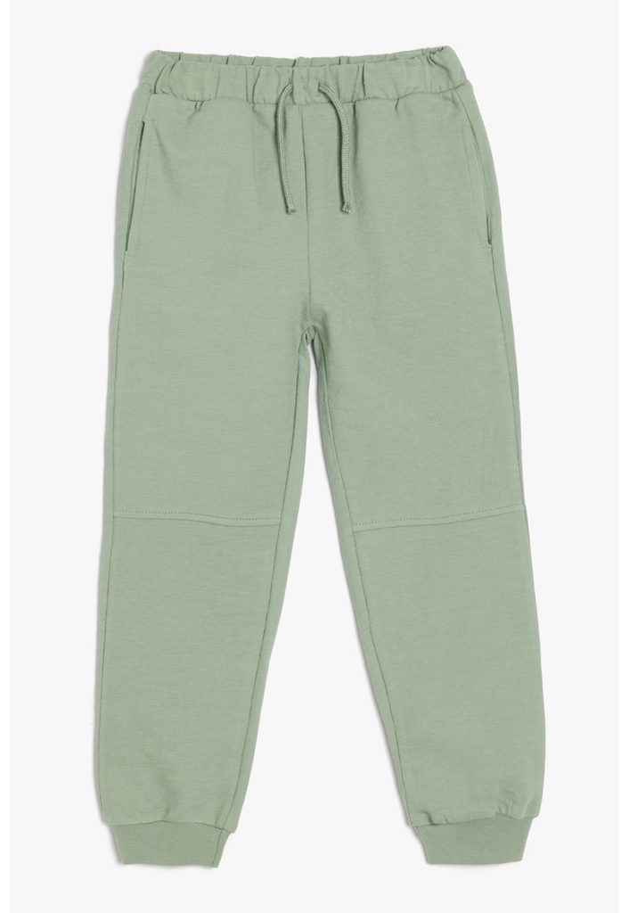 Pantaloni de trening din bumbac cu snur in talie-BAIETI/IMBRACAMINTE/Blugi-IMBRACAMINTE/Blugi