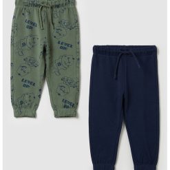 Pantaloni de trening din bumbac cu snur in talie - 2 perechi-BAIETI/IMBRACAMINTE/Blugi-IMBRACAMINTE/Blugi