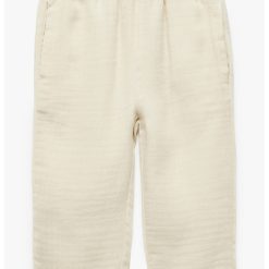 Pantaloni din bumbac cu talie elastica-BAIETI/IMBRACAMINTE/Blugi-IMBRACAMINTE/Blugi