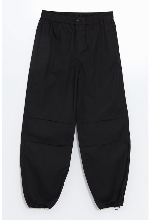 Pantaloni din bumbac cu talie elastica-FEMEI/IMBRACAMINTE/Pantaloni si colanti-IMBRACAMINTE/Pantaloni si colanti