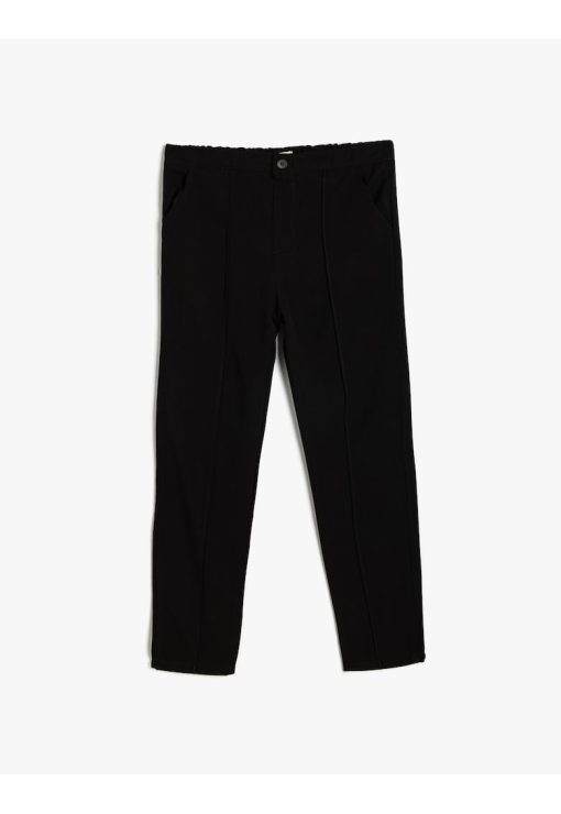 Pantaloni regular fit cu buzunare-FETE/IMBRACAMINTE/Blugi-IMBRACAMINTE/Blugi