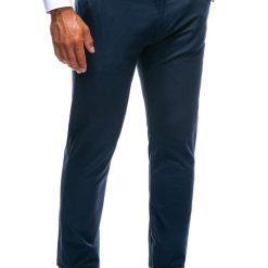 Pantaloni regular fit din amestec de bumbac-BARBATI/IMBRACAMINTE/Pantaloni si colanti-IMBRACAMINTE/Pantaloni si colanti