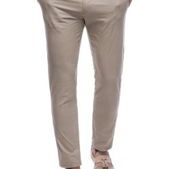 Pantaloni regular fit din amestec de bumbac-BARBATI/IMBRACAMINTE/Pantaloni si colanti-IMBRACAMINTE/Pantaloni si colanti