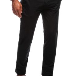 Pantaloni regular fit din amestec de bumbac-BARBATI/IMBRACAMINTE/Pantaloni si colanti-IMBRACAMINTE/Pantaloni si colanti