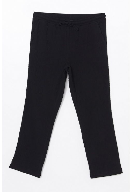 Pantaloni relaxed fit cu talie ajustabila-FEMEI/IMBRACAMINTE/Pantaloni si colanti-IMBRACAMINTE/Pantaloni si colanti