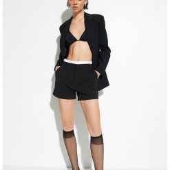 Pantaloni scurti cu model 2 in 1-FEMEI/IMBRACAMINTE/Pantaloni si colanti-IMBRACAMINTE/Pantaloni si colanti