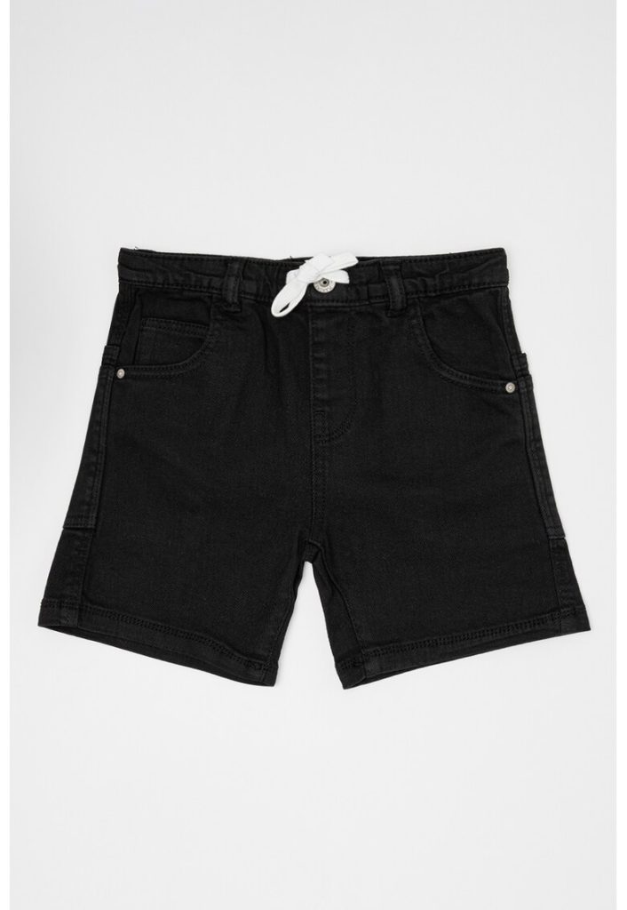 Pantaloni scurti cu model uni si snur in talie-BAIETI/IMBRACAMINTE/Sorturi-IMBRACAMINTE/Sorturi