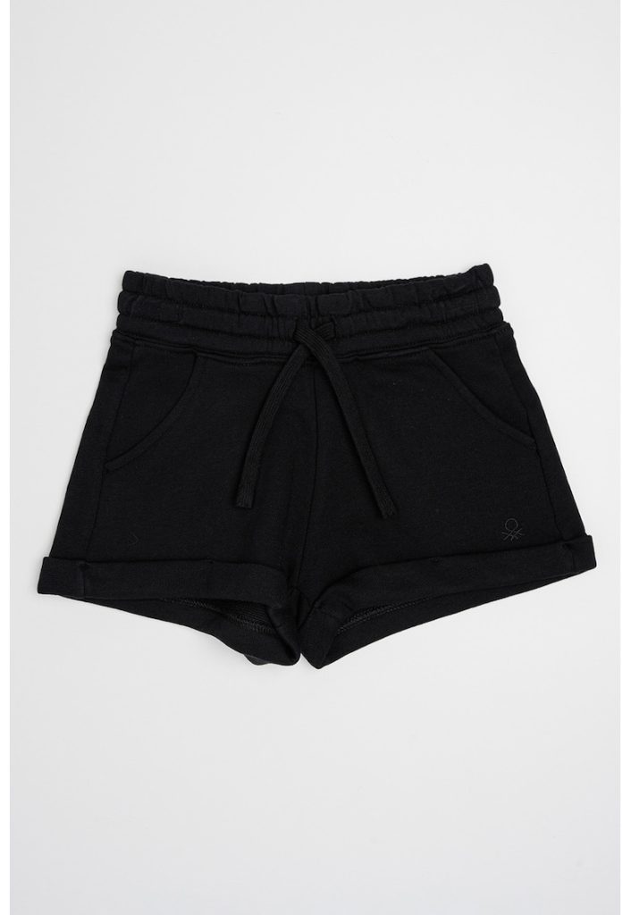 Pantaloni scurti cu snur de ajustare in talie-FETE/IMBRACAMINTE/Sorturi-IMBRACAMINTE/Sorturi