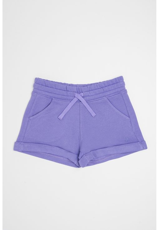 Pantaloni scurti cu snur de ajustare in talie-FETE/IMBRACAMINTE/Sorturi-IMBRACAMINTE/Sorturi