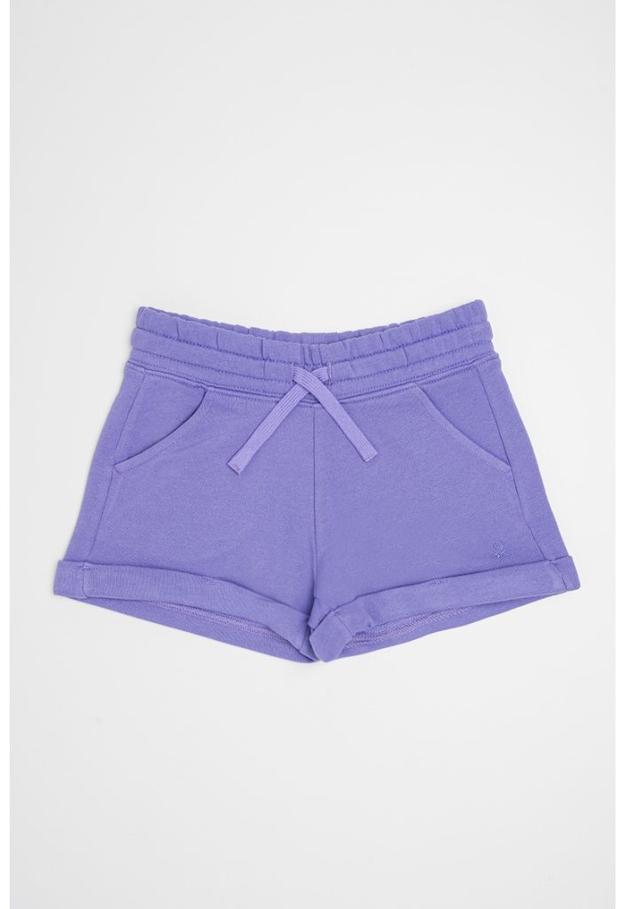 Pantaloni scurti cu snur de ajustare in talie-FETE/IMBRACAMINTE/Sorturi-IMBRACAMINTE/Sorturi
