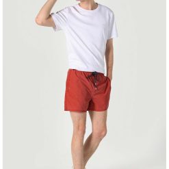 Pantaloni scurti cu snur in talie-BARBATI/IMBRACAMINTE/Pantaloni si colanti-IMBRACAMINTE/Pantaloni si colanti