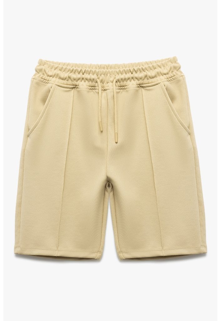 Pantaloni scurti cu snur si buzunare laterale-BAIETI/IMBRACAMINTE/Sorturi-IMBRACAMINTE/Sorturi