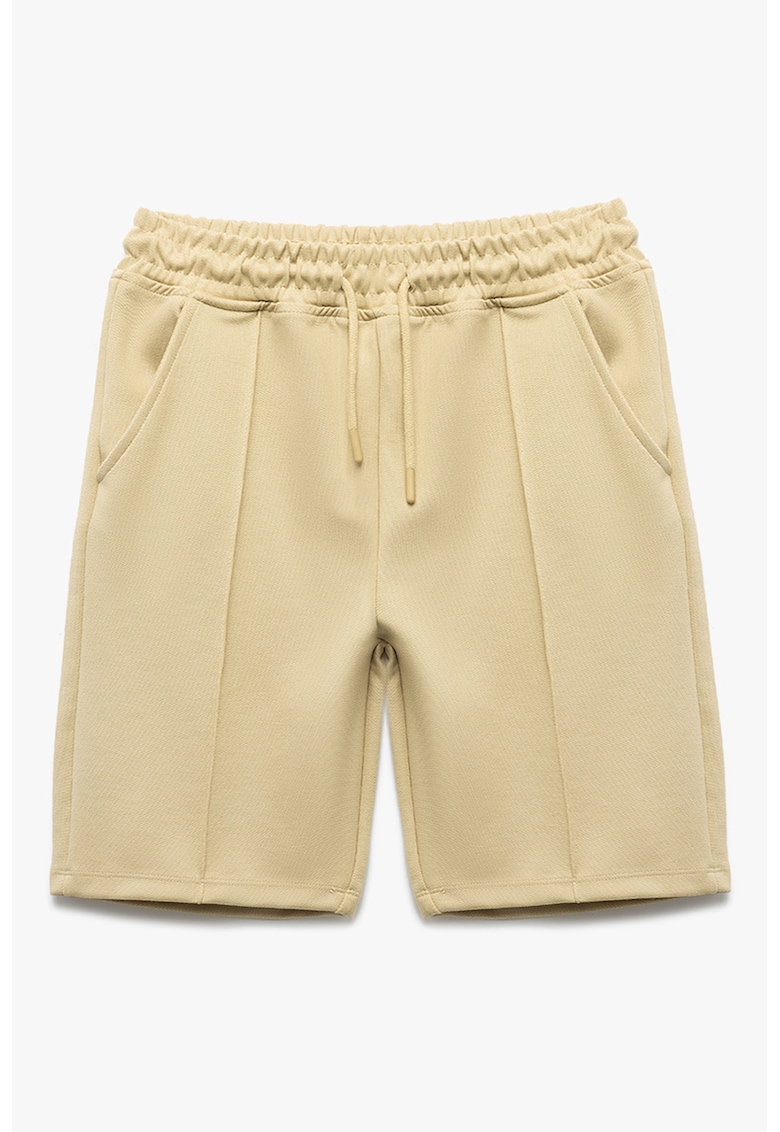 Pantaloni scurti cu snur si buzunare laterale-BAIETI/IMBRACAMINTE/Sorturi-IMBRACAMINTE/Sorturi