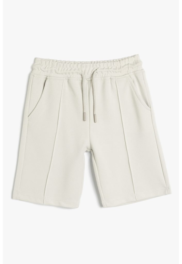 Pantaloni scurti cu snur si buzunare laterale-BAIETI/IMBRACAMINTE/Sorturi-IMBRACAMINTE/Sorturi