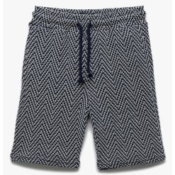 Pantaloni scurti cu snur si model herringbone-BAIETI/IMBRACAMINTE/Sorturi-IMBRACAMINTE/Sorturi