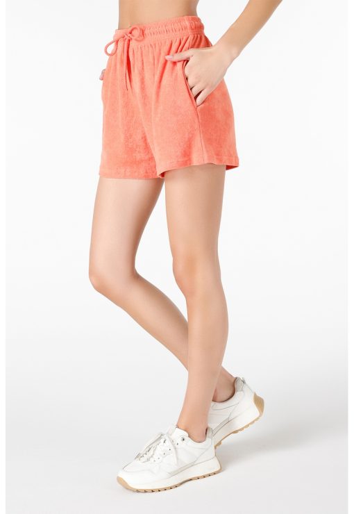 Pantaloni scurti cu talie inalta-FEMEI/IMBRACAMINTE/Pantaloni si colanti-IMBRACAMINTE/Pantaloni si colanti