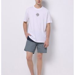 Pantaloni scurti de baie cu design in doua nuante-BARBATI/IMBRACAMINTE/Costume de baie-IMBRACAMINTE/Costume de baie