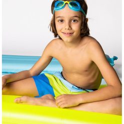 Pantaloni scurti de baie cu model colorblock-BAIETI/IMBRACAMINTE/Costume de baie-IMBRACAMINTE/Costume de baie