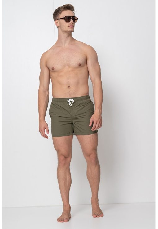 Pantaloni scurti de baie cu talie medie-BARBATI/IMBRACAMINTE/Costume de baie-IMBRACAMINTE/Costume de baie