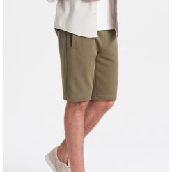 Pantaloni scurti de bumbac cu talie ajustabila-BARBATI/IMBRACAMINTE/Pantaloni si colanti-IMBRACAMINTE/Pantaloni si colanti