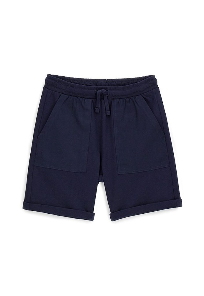 Pantaloni scurti din bumbac cu buzunare laterale-BAIETI/IMBRACAMINTE/Sorturi-IMBRACAMINTE/Sorturi