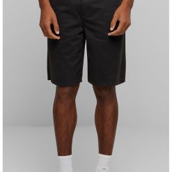 Pantaloni scurti din bumbac organic cu croiala dreapta-BARBATI/IMBRACAMINTE/Blugi-IMBRACAMINTE/Blugi