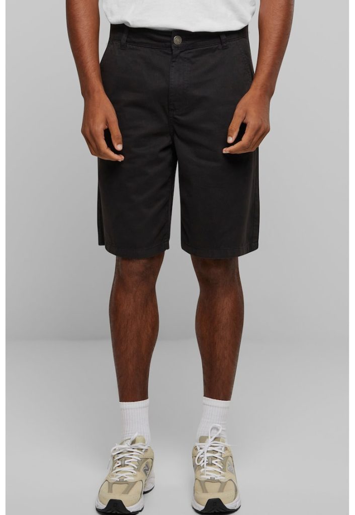 Pantaloni scurti din bumbac organic cu croiala dreapta-BARBATI/IMBRACAMINTE/Blugi-IMBRACAMINTE/Blugi