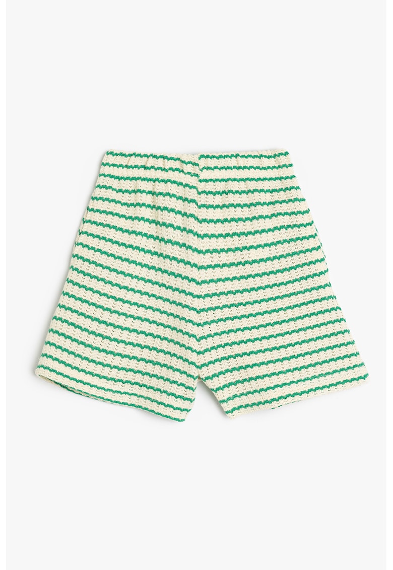 Pantaloni scurti striat cu dungi-FETE/IMBRACAMINTE/Sorturi-IMBRACAMINTE/Sorturi