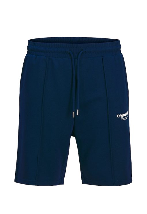 Pantaloni scurti uni cu snur de ajustare-BAIETI/IMBRACAMINTE/Sorturi-IMBRACAMINTE/Sorturi